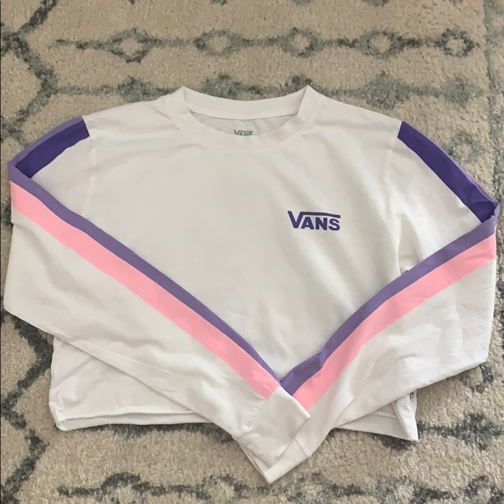 long sleeve pink and purple vans shirt!💕